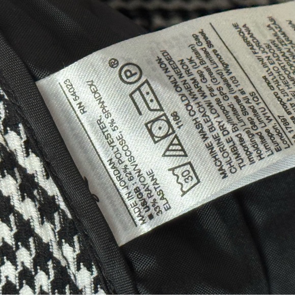 Banana Republic Houndstooth Avery Pants 0S 0 Short (493032) - Picture 10 of 11